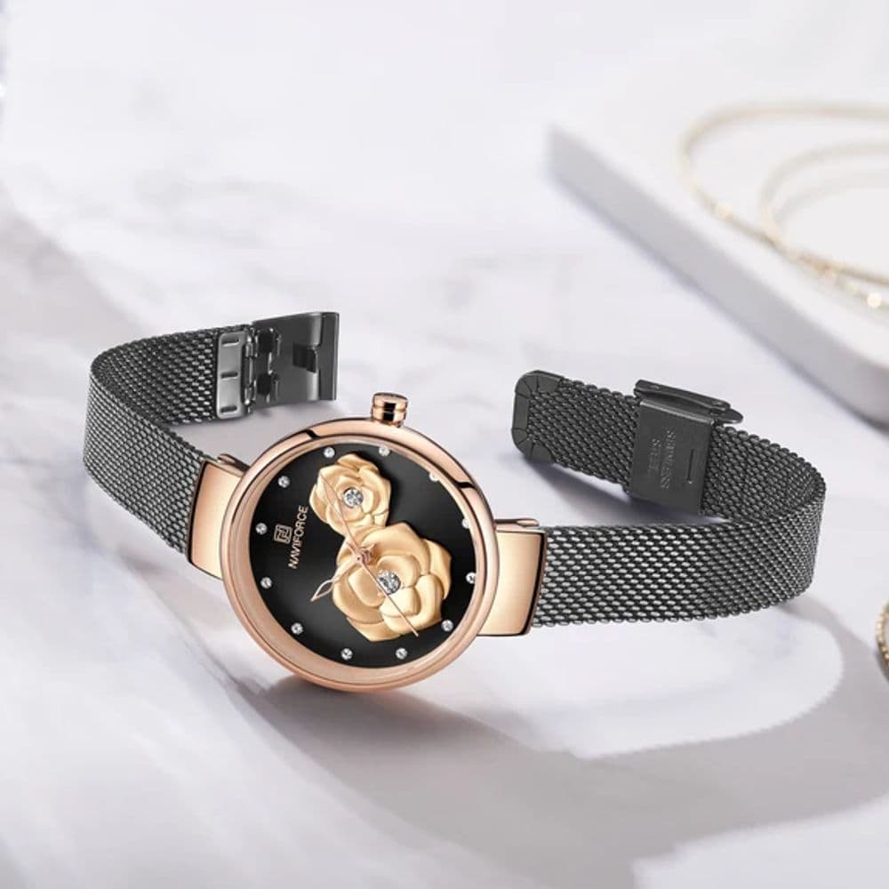 Reloj Naviforce Floral Elegance Rose Black – NF 5013
