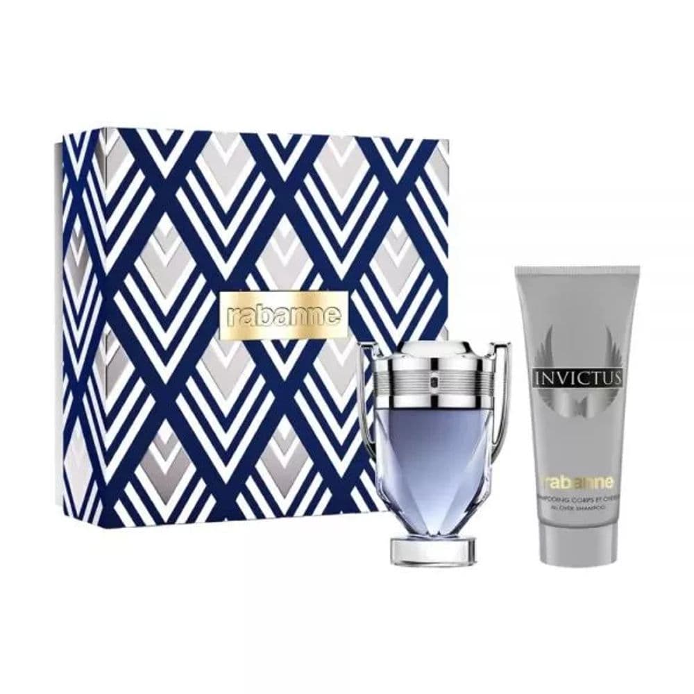 Kit Paco Rabanne Invictus EDT 100ML + Shampoo