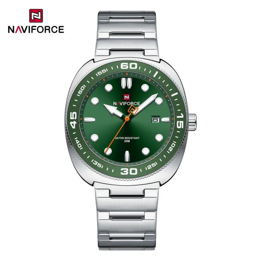 Reloj Naviforce Zala Silver Green - NF 9250