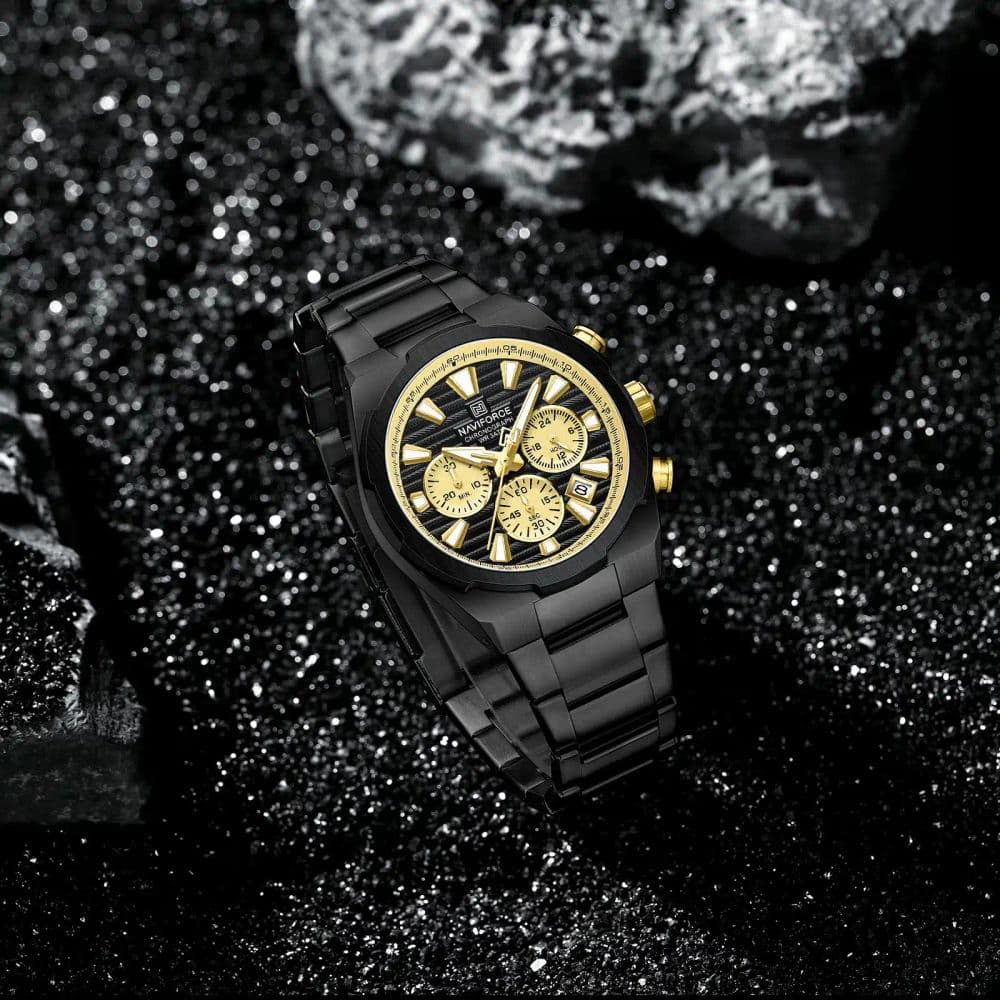 Reloj Naviforce Black & Golden - Executive StopWatch 8081