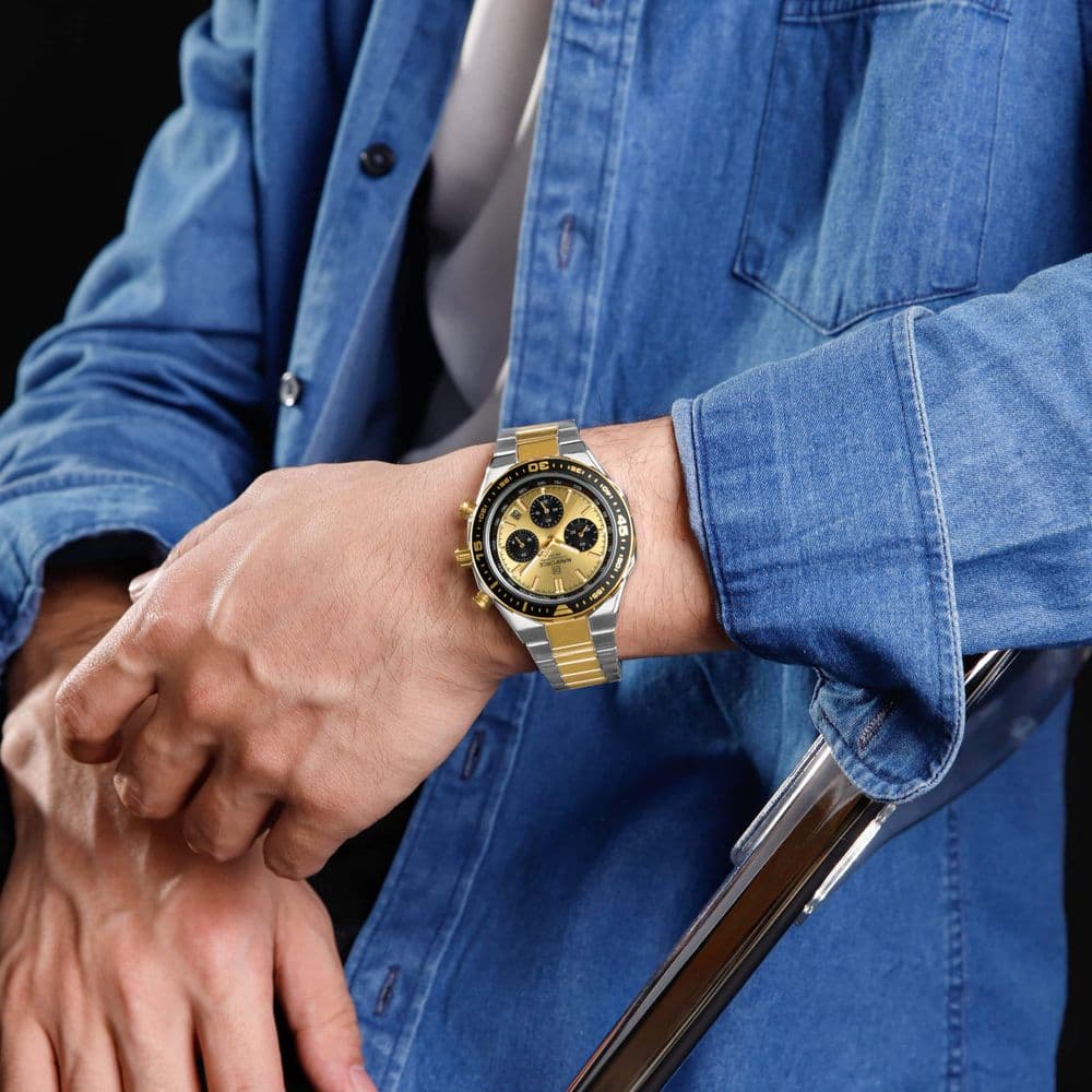 Reloj Naviforce Chrono Pioneer - Silver Golden NF 8049