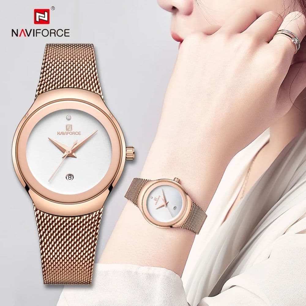 Reloj Naviforce Elegance Rose Gold – NF5004 RGW