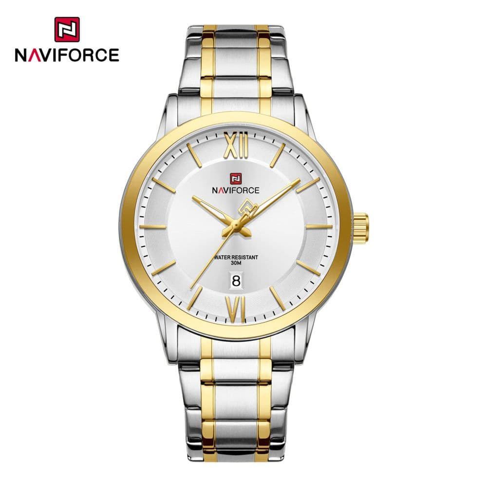 Reloj Naviforce Classic White & Gold – NF9254 SWG