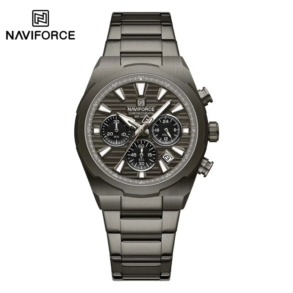 Reloj Naviforce Titanium Gray - Executive StopWatch 8081