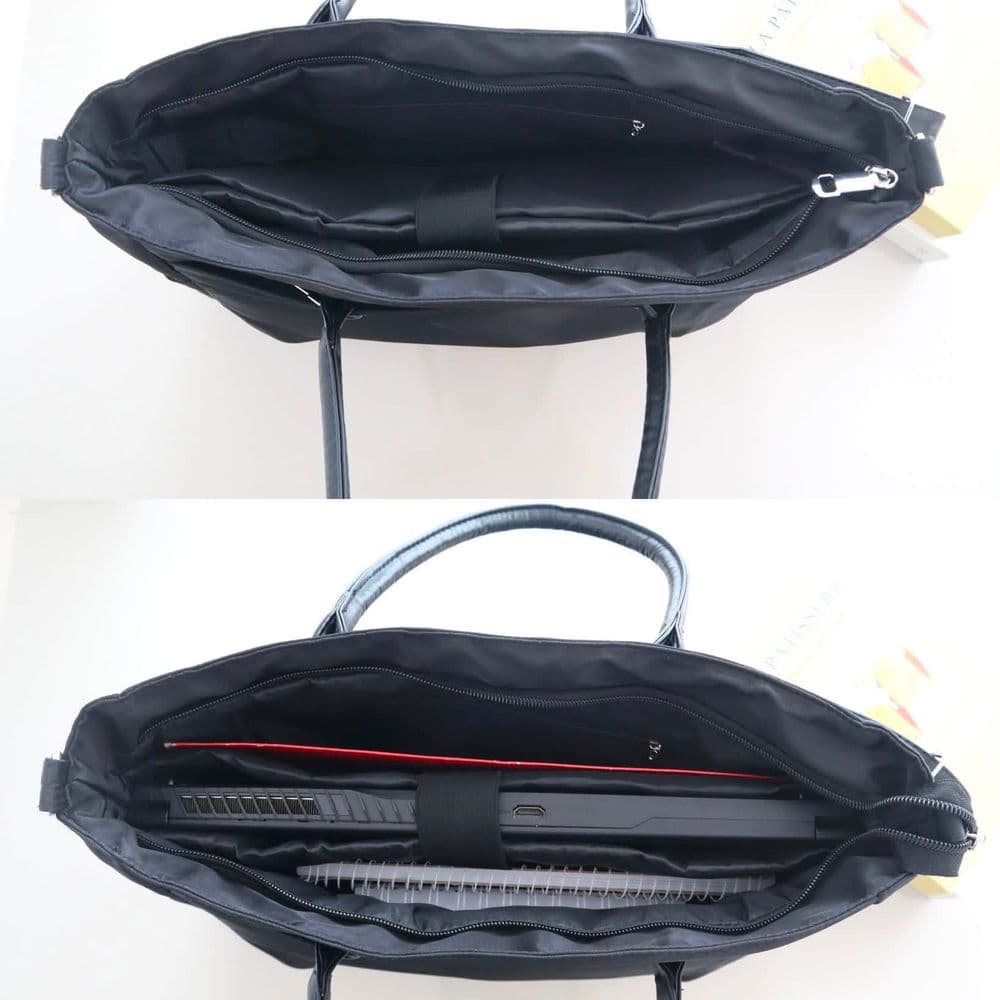 Tote Bag Noire - Impermeable