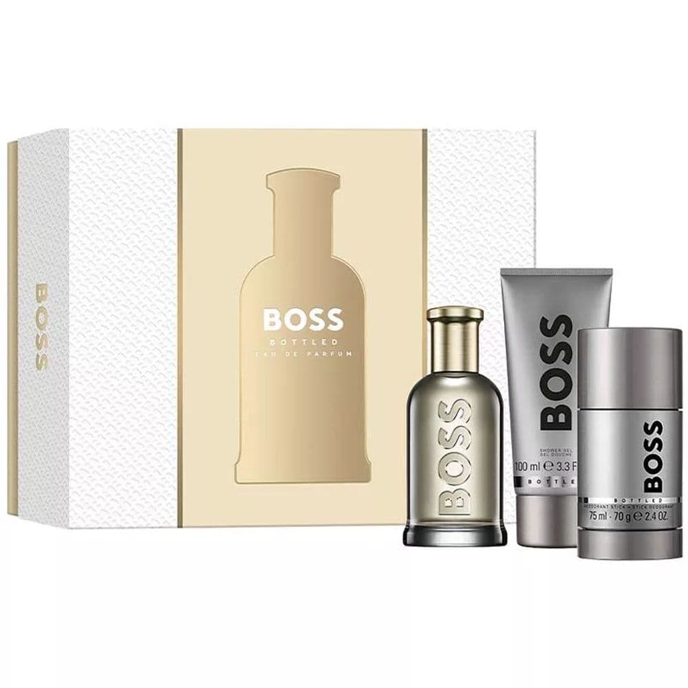 Kit Hugo Boss Bottled EDP 100ML + Deo 75ML + Shower Gel 100ML